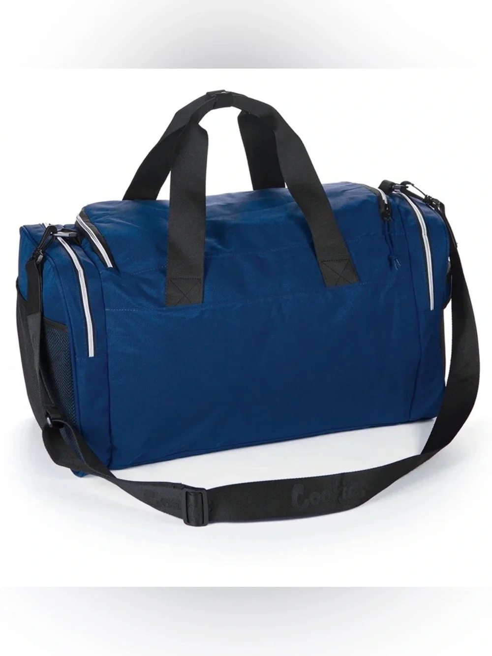 Cookies Heritage Smell Proof Duffle Bag Navy 48L Travel Gym Bag NWT
